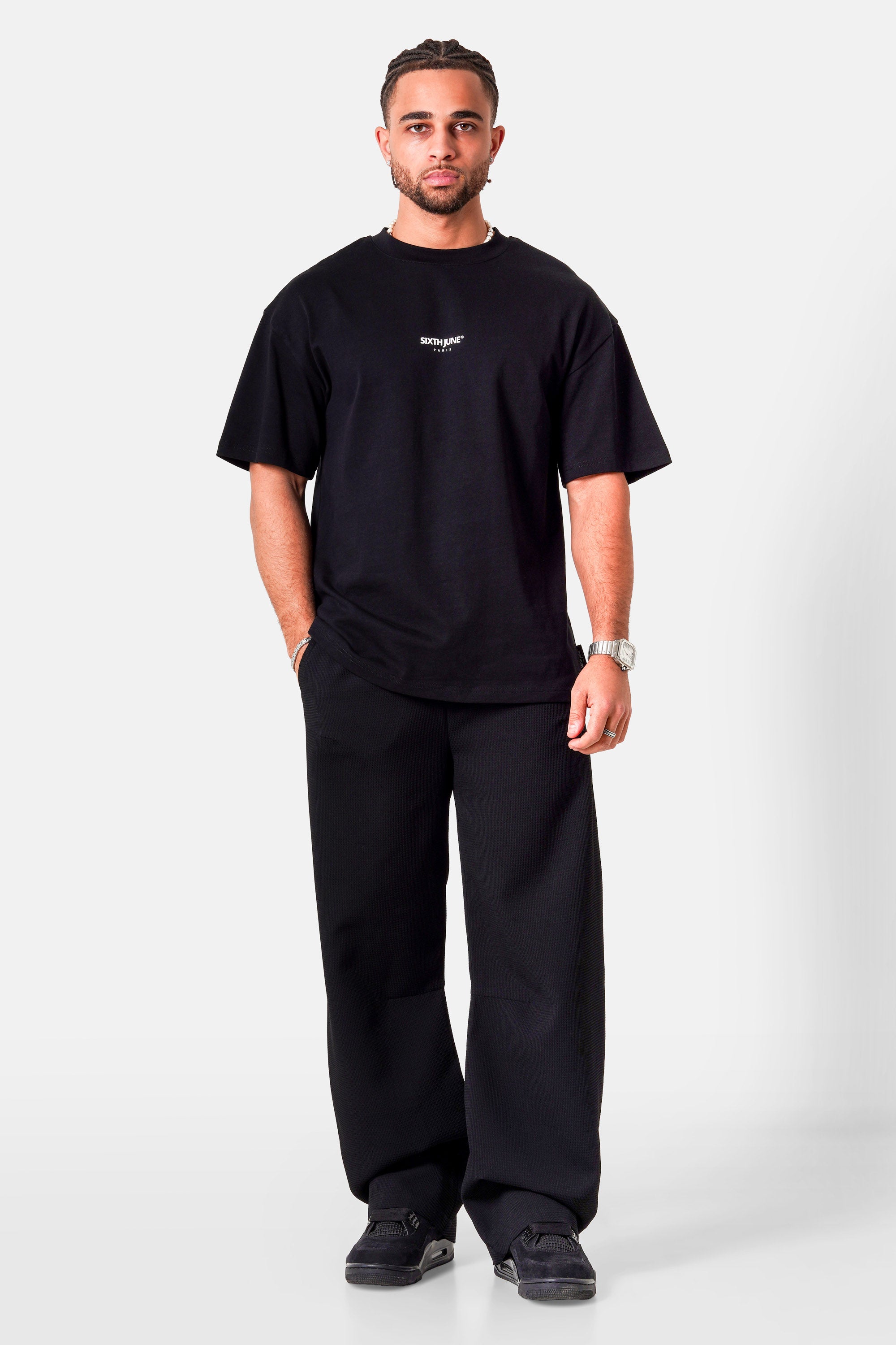 Sixth June Gallery Energy Flower Graphic Tee 25981-BLAC