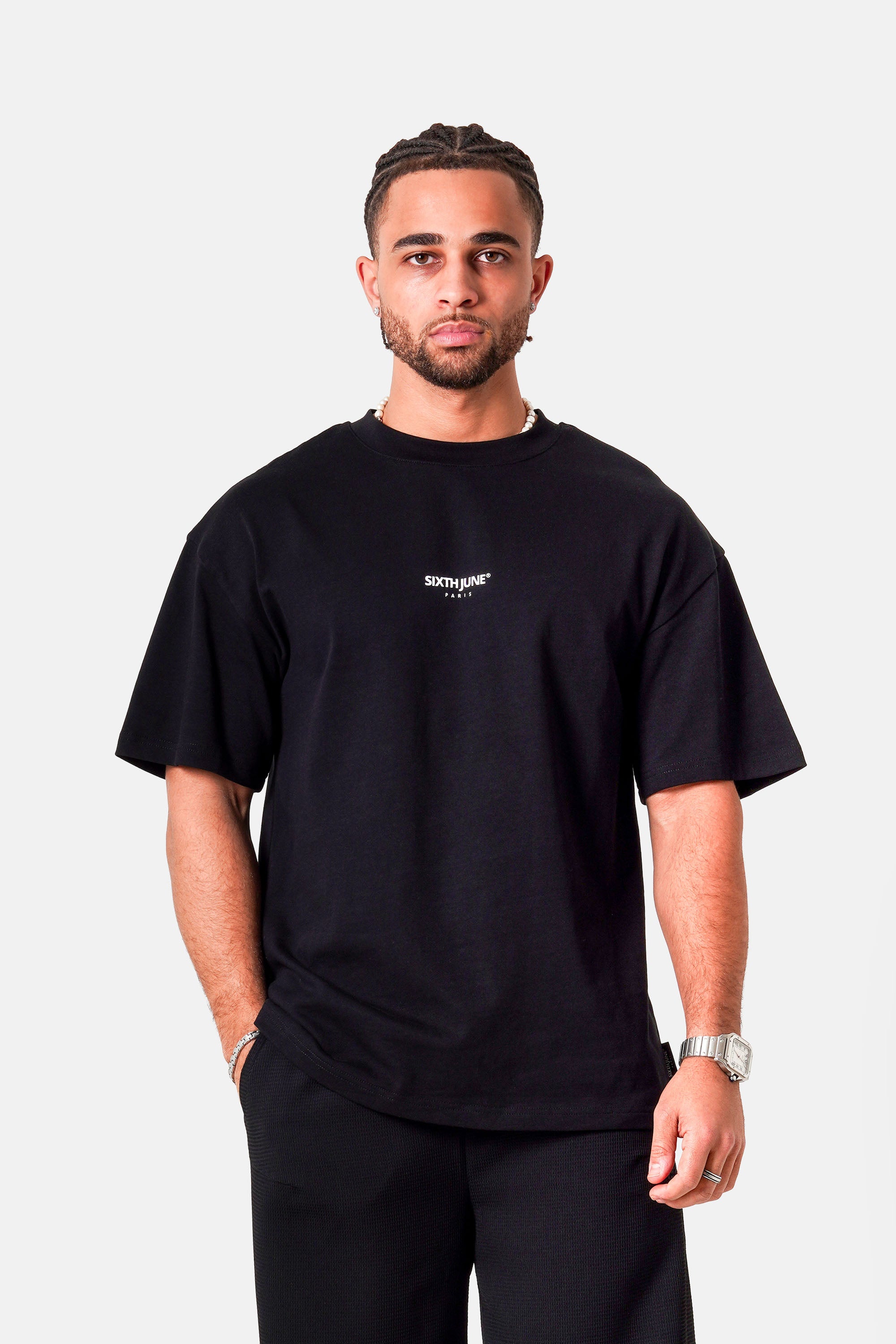 Sixth June Gallery Energy Flower Graphic Tee 25981-BLAC