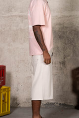 Baggy Denim Carpenter Shorts 25991-BEIG