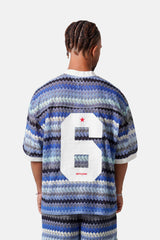CARRIBEAN Crochet Football S/S T-Shirt
