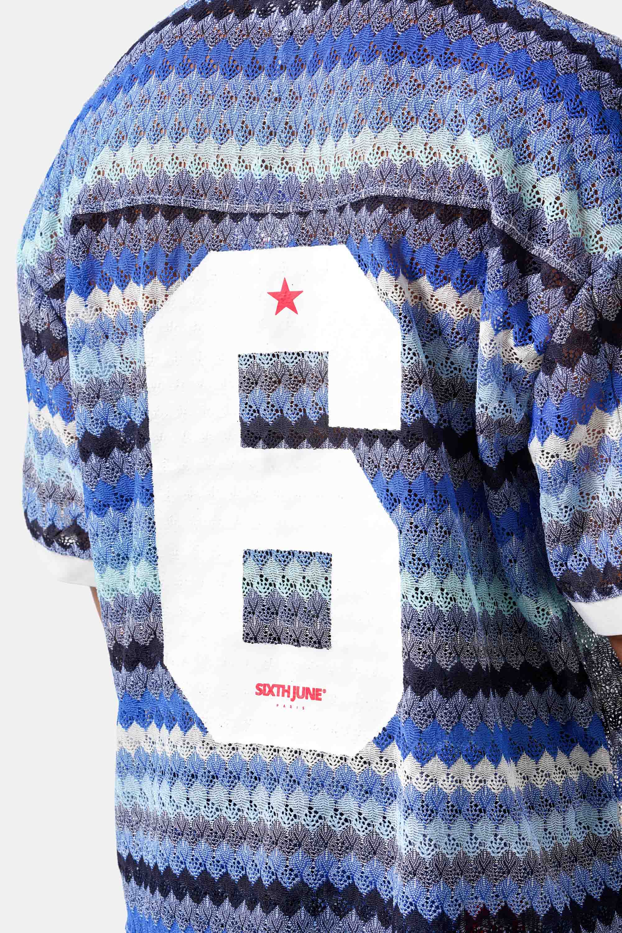 CARRIBEAN Crochet Football S/S T-Shirt