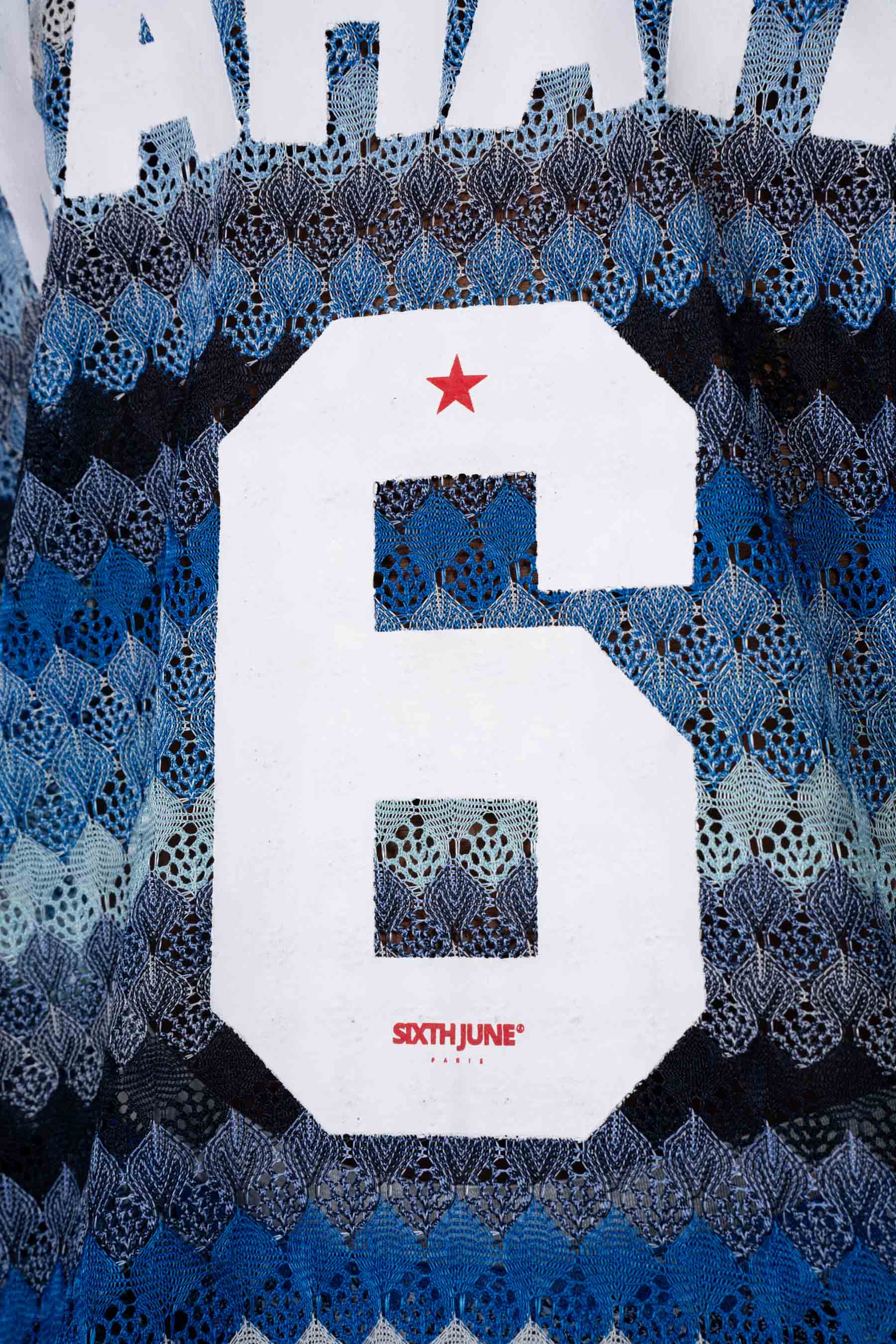 Carribean Crochet Football Jersey 26000-BLUE