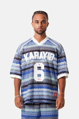 CARRIBEAN Crochet Football S/S T-Shirt