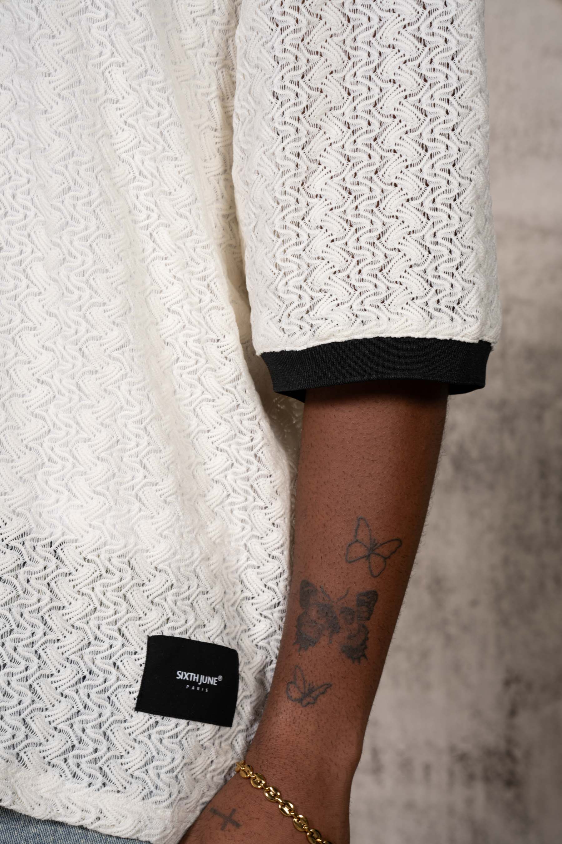 Oversize Knit Football Jersey 26002-OFFW