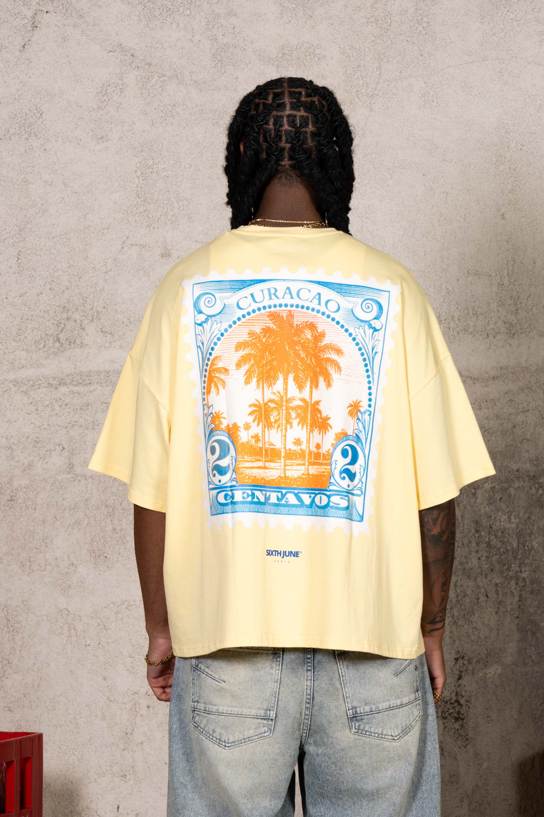 Curacao Stamp Tee 26005-YELL