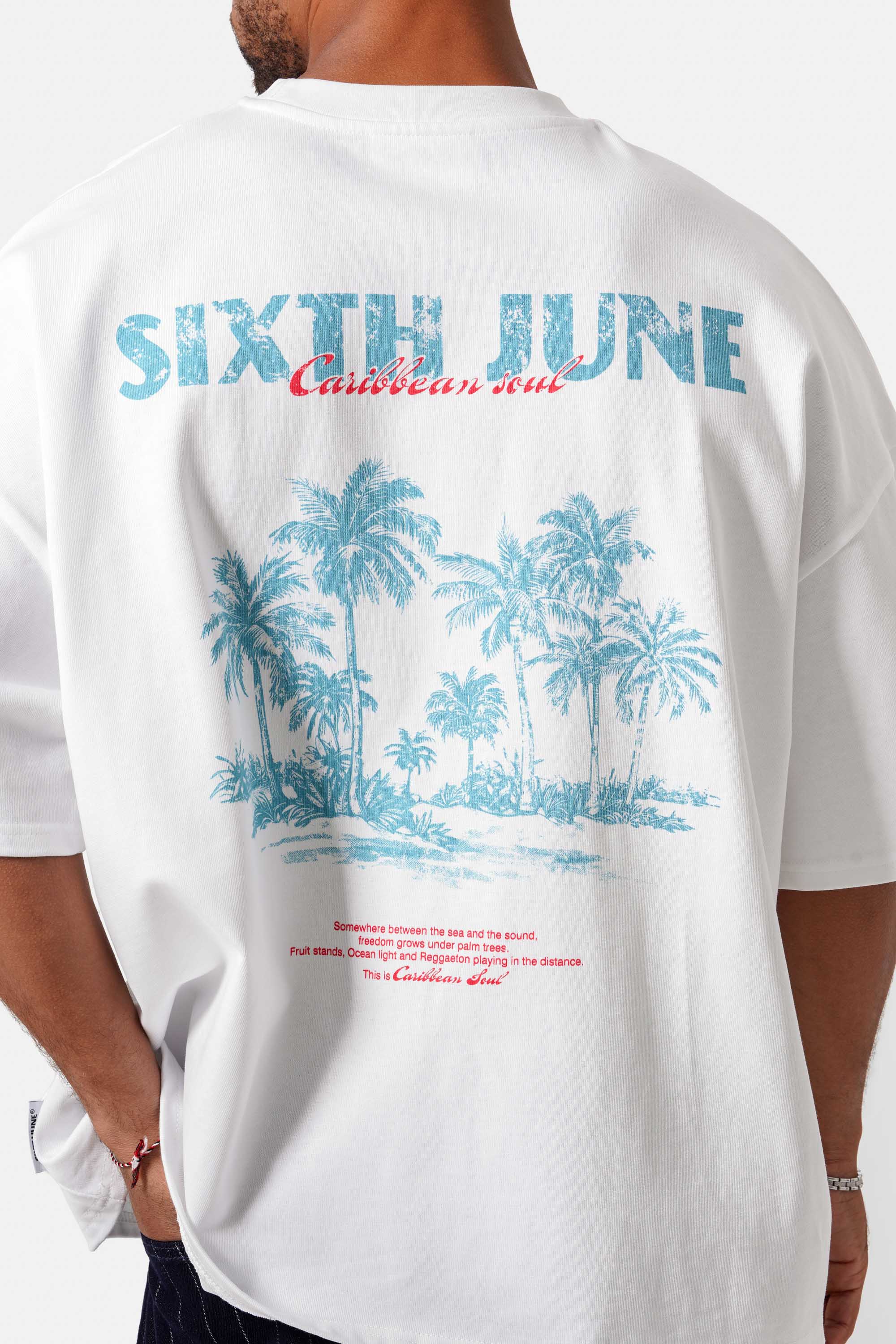 CARIBBEAN Printed S/S T-Shirt