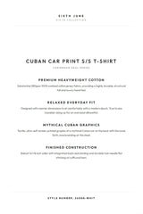 CUBAN CAR Printed S/S T-Shirt