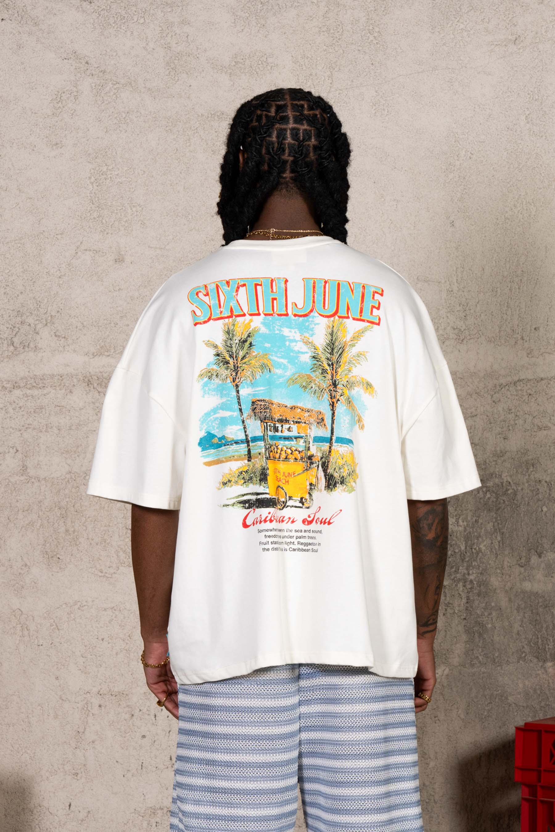 Beach Fruit Seller Tee 26009-OFFW