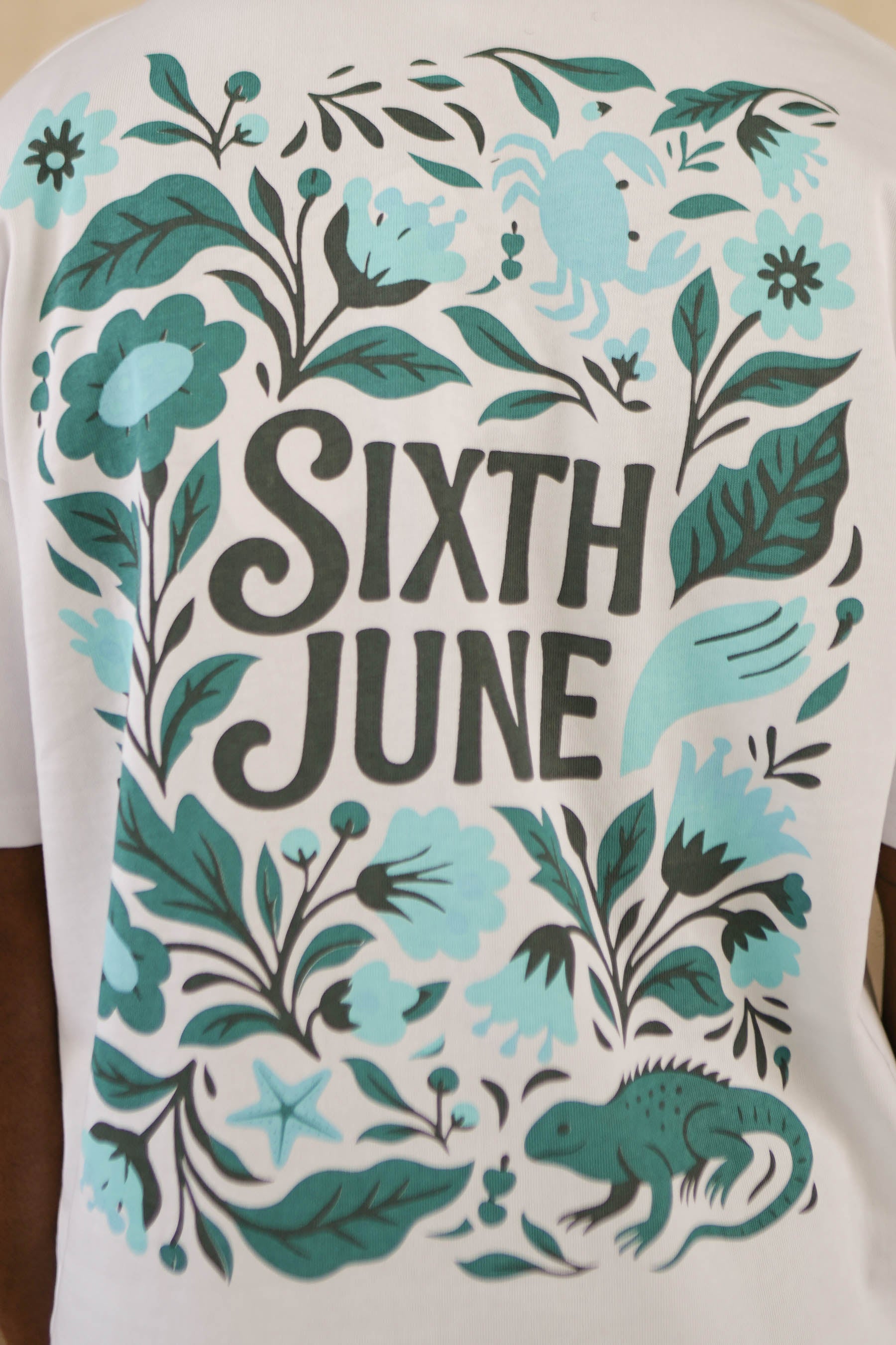 Carribean Flower Tee 26010-WHIT