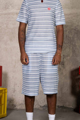 Knit Shorts 26013-BLUE