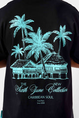 CARIBBEAN SOUL Printed S/S T-shirt