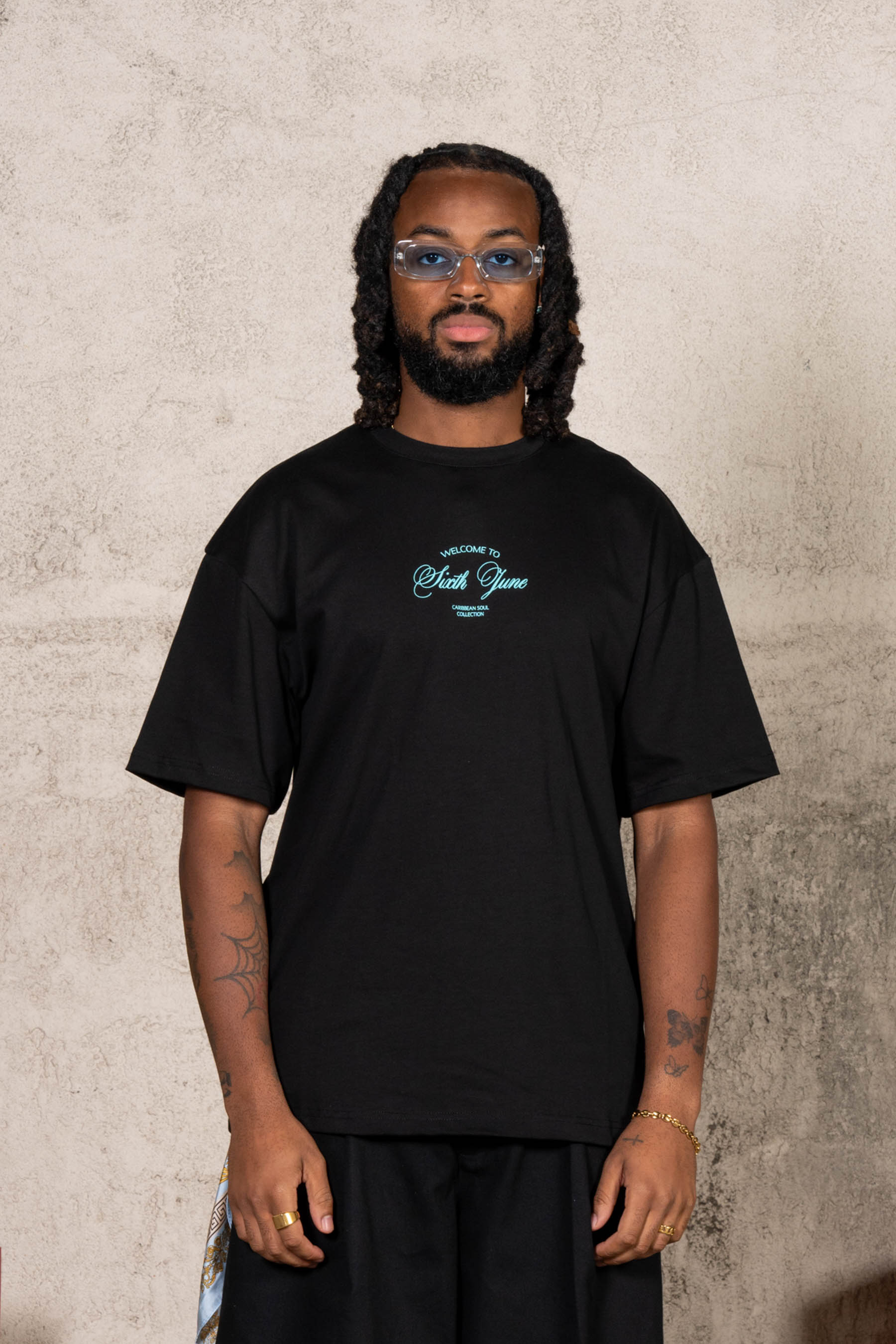 Carribean Hut Tee 26014-BLAC