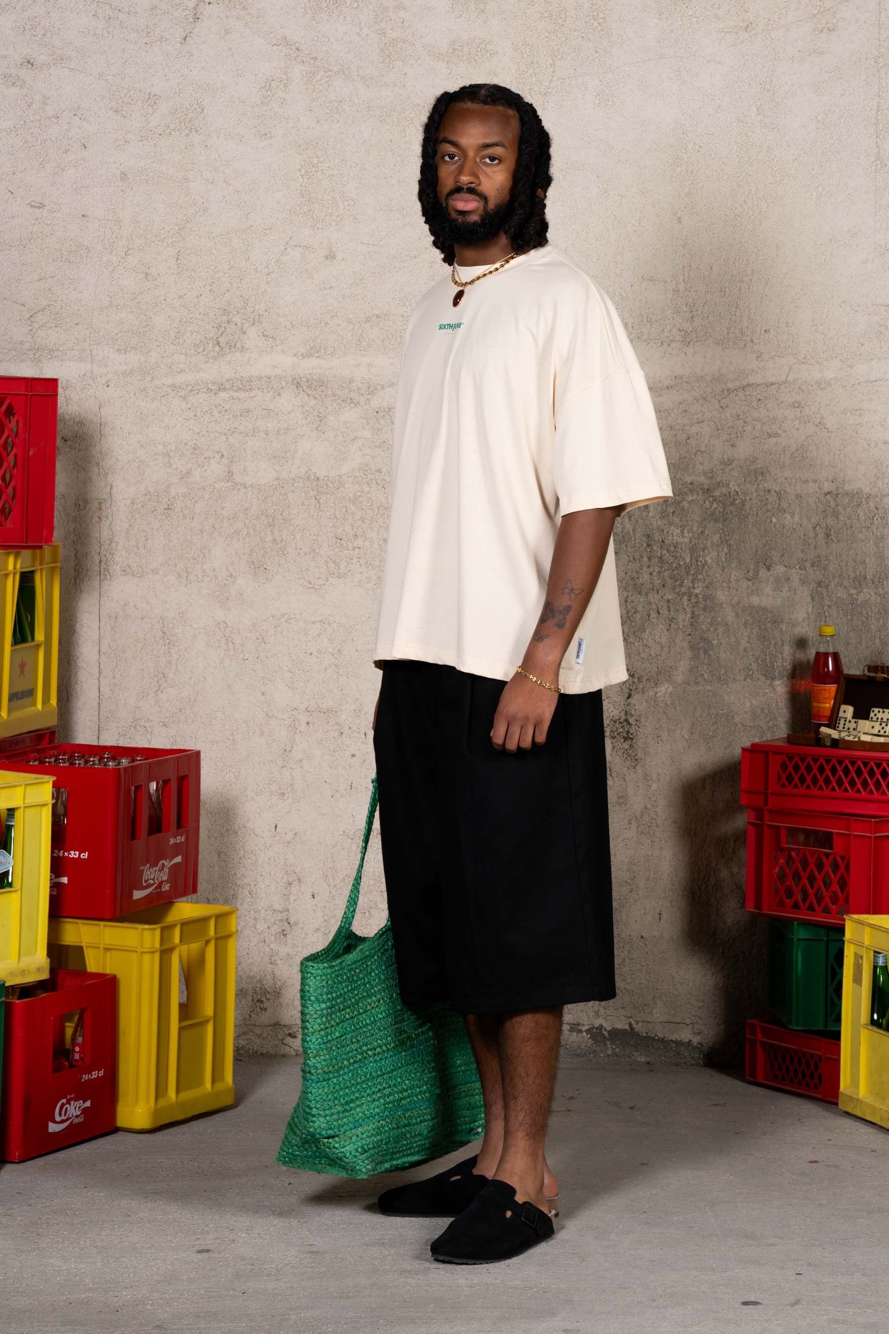 Palm Tree Tee 26015-BEIG