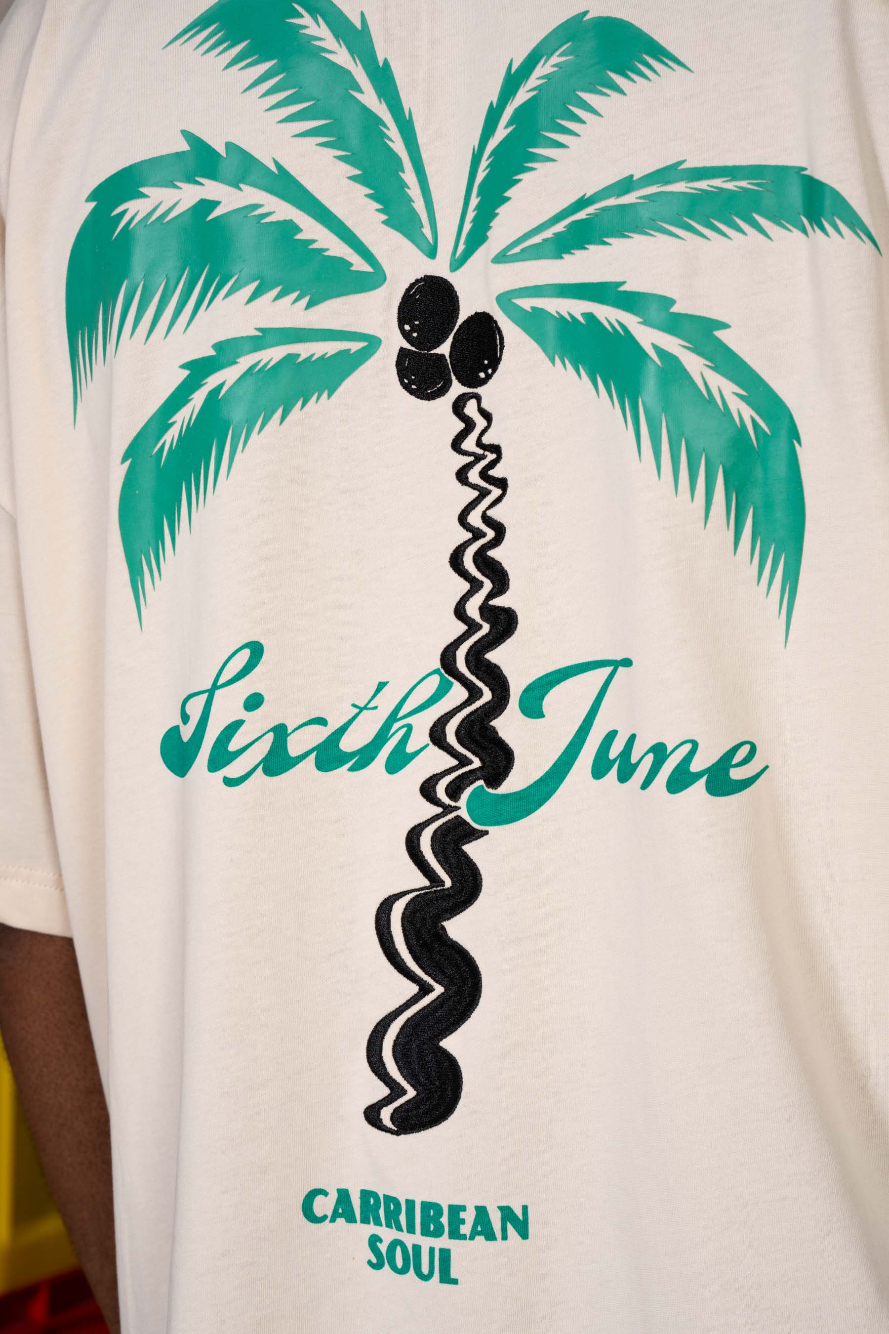 Palm Tree Tee 26015-BEIG