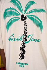 Palm Tree Tee 26015-BEIG