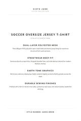 SOCCER Oversize Jersey S/S T-Shirt