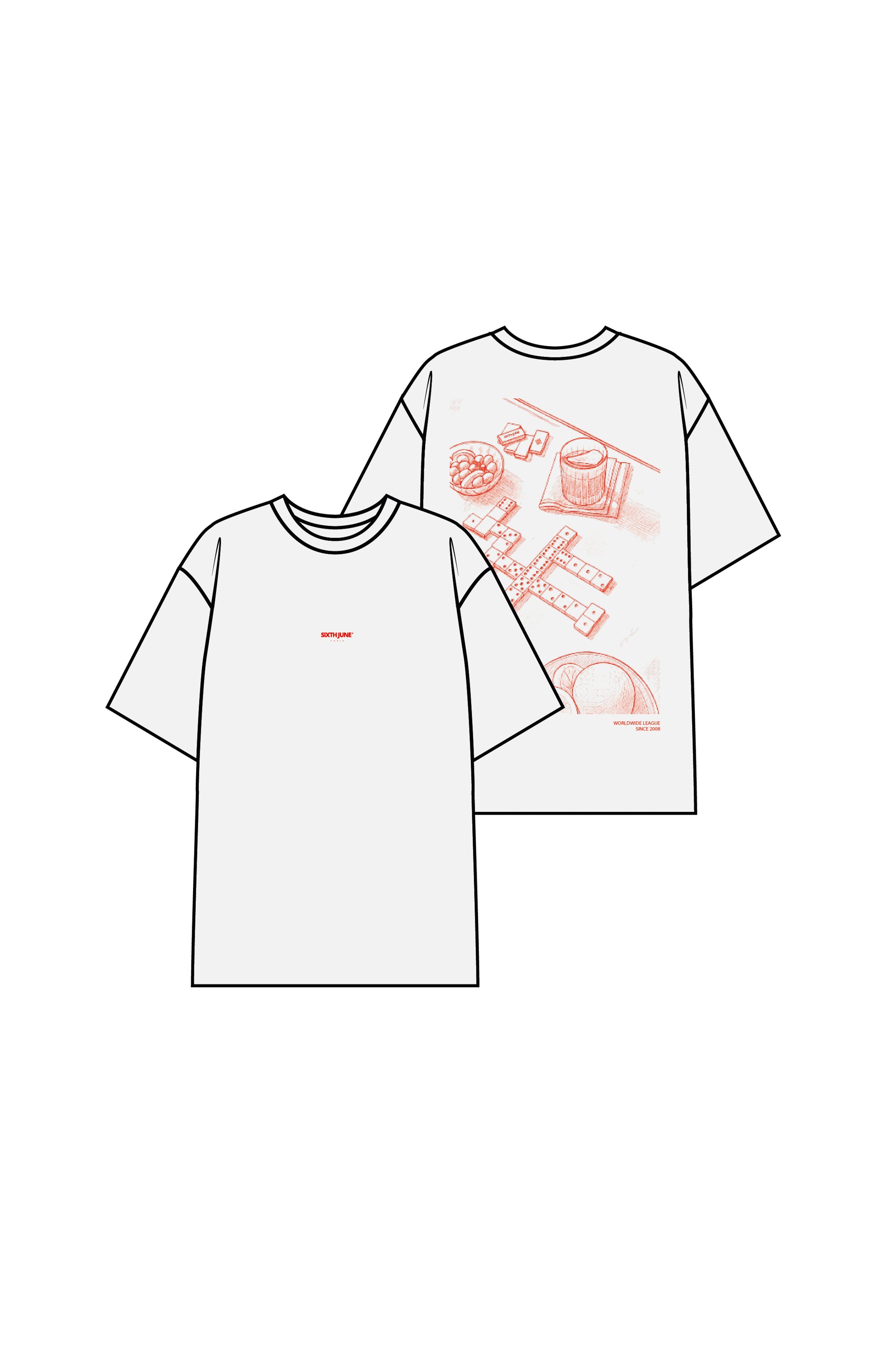 Dominos Regular Tee 26058-OFFW