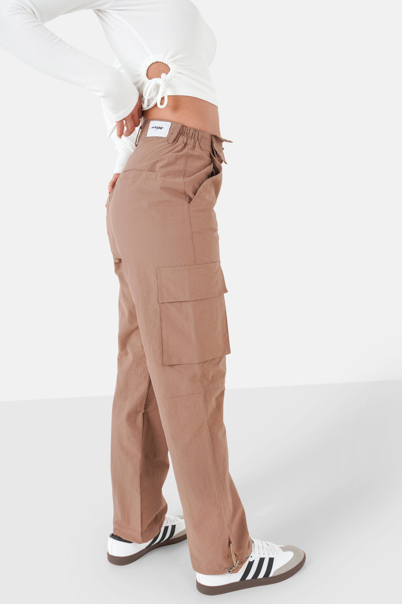 Mini pocket cargo Pants 33956-BROW