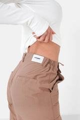 Mini pocket cargo Pants 33956-BROW