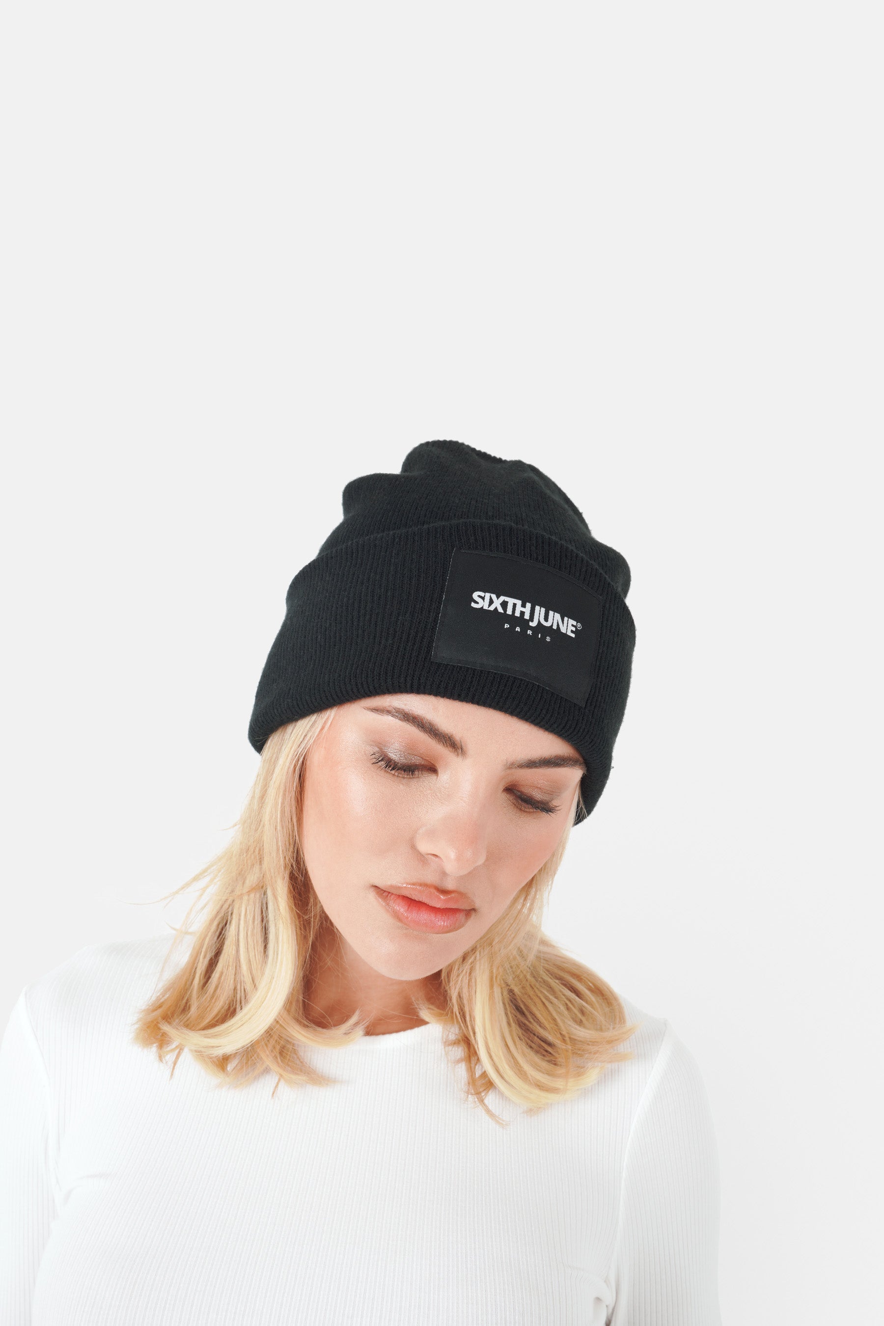 Label logo Beanie 33970-BLAC