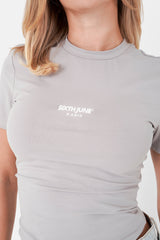 T-shirt short sleeves logo 34124-GREY