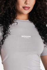 T-shirt short sleeves logo 34124-GREY