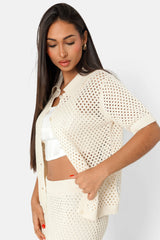 CROCHET SS SHIRT 34209-OFFW