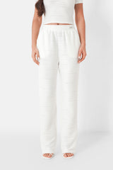 Pants wavy textured 34214-WHIT