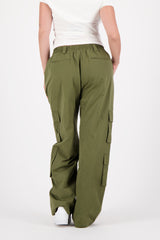 Utility cotton twill cargo pants 34221-kaki