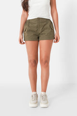 UTILITY COTTON TWILL CARGO SHORT 34222-KAKI