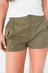 UTILITY COTTON TWILL CARGO SHORT 34222-KAKI