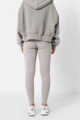 Legging Ribbed logo 34225-GREY