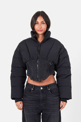 Puffer corset detail 34373-BLAC