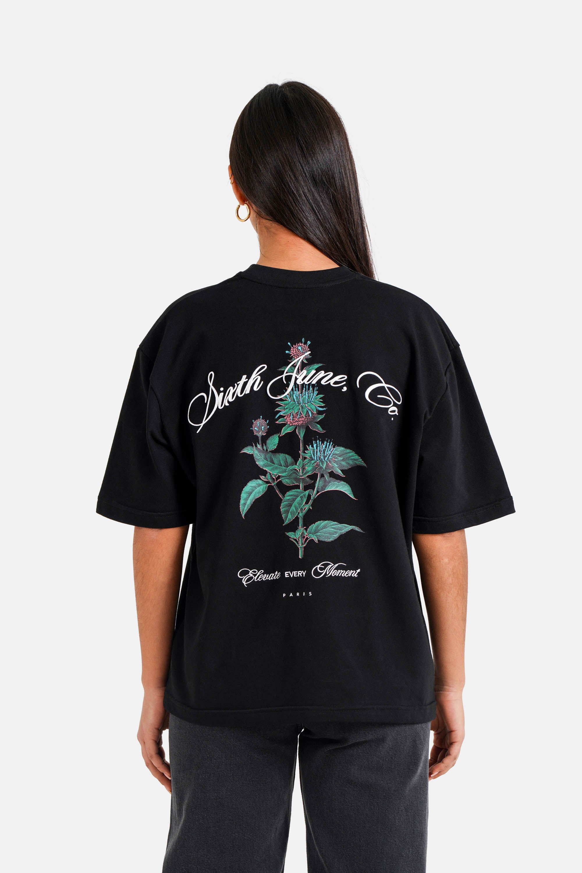 T-Shirt Elevated Thistle Graphic 34476-BLAC