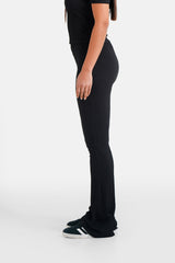 Flare Pants Textured 34517-BLAC