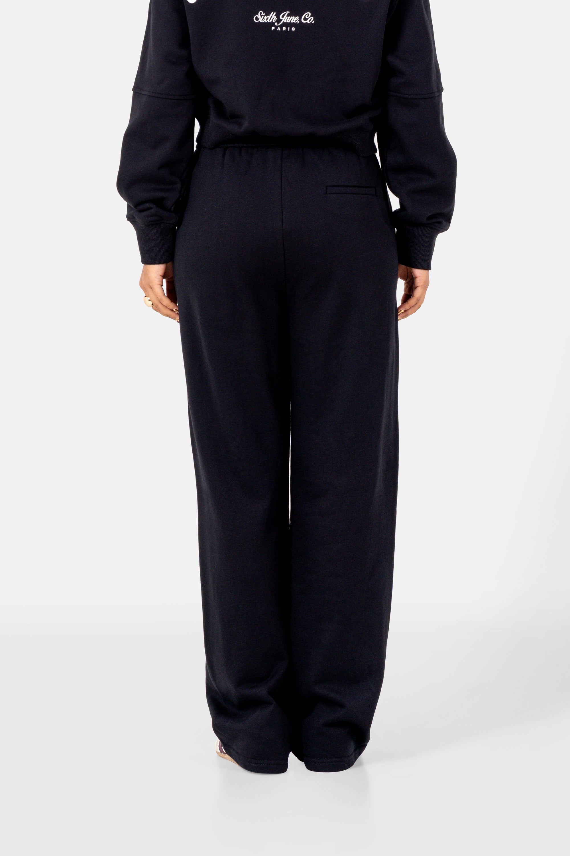 Sixth June Heart Embroidery Pants 34612-BLAC