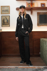 Sixth June Heart Embroidery Pants 34612-BLAC