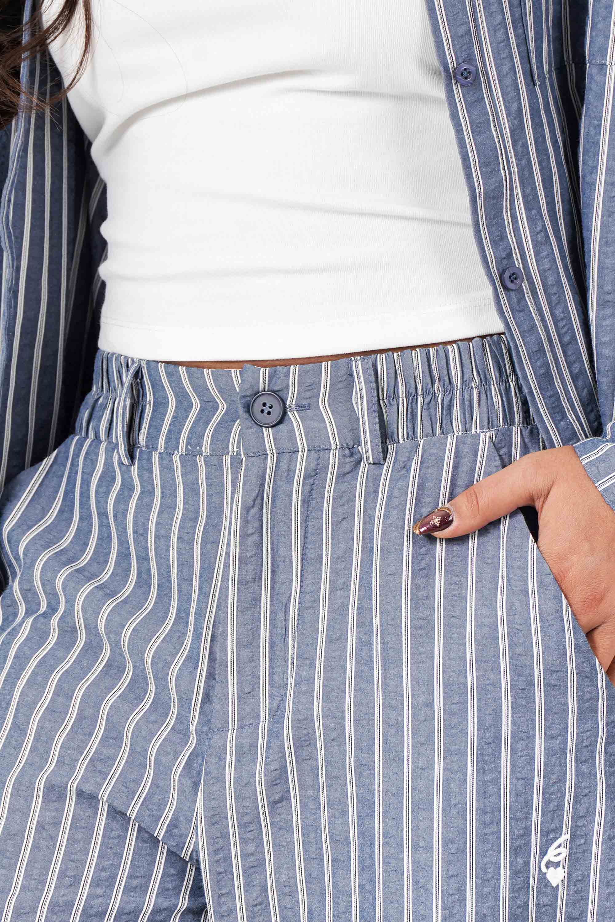 Sixth June Stripes Pants 34616-DGRE