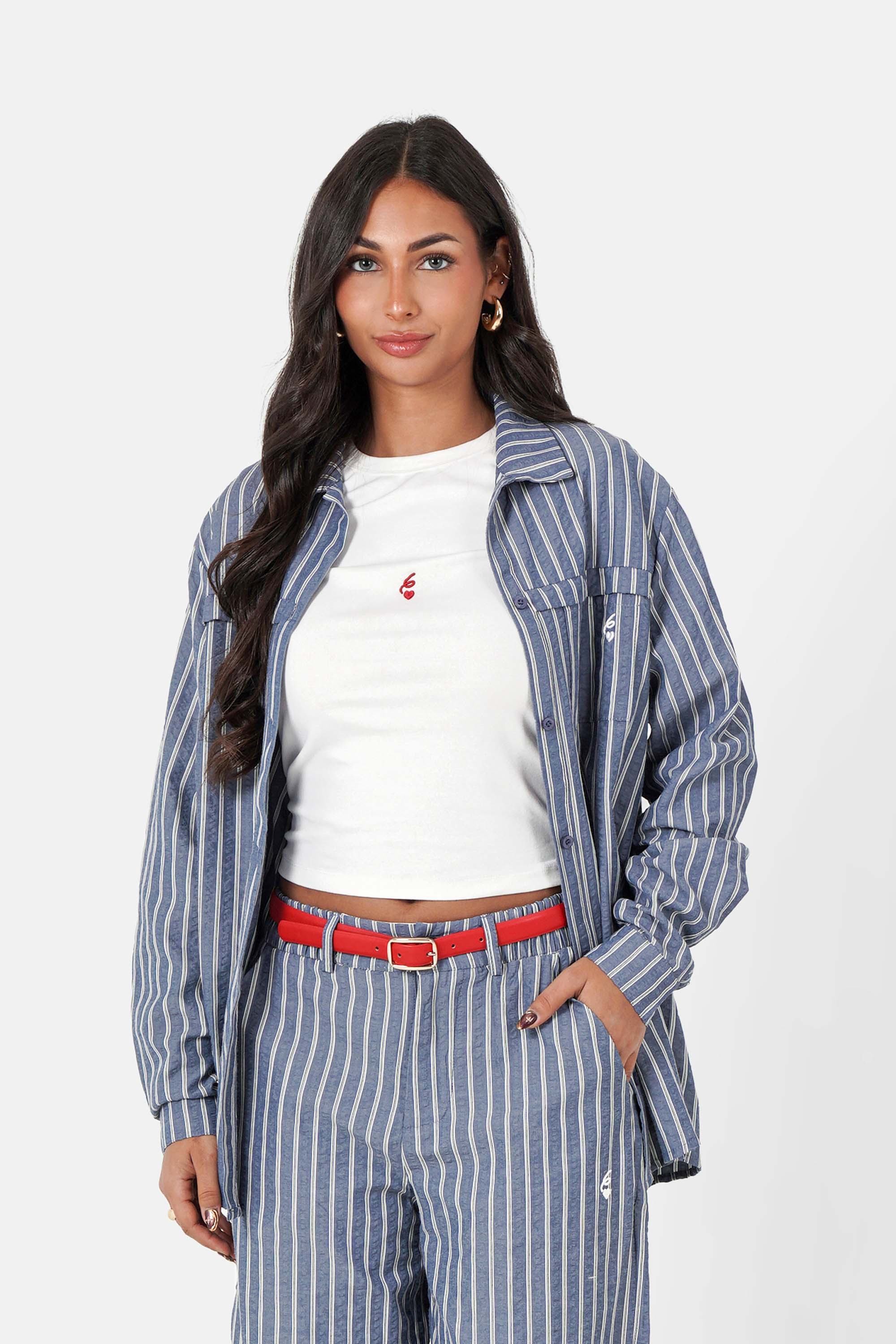 Sixth June Stripes ls Shirt 34617-DGRE