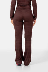 Sixth June Heart Embroidered Leggings Pants 34620-BROW