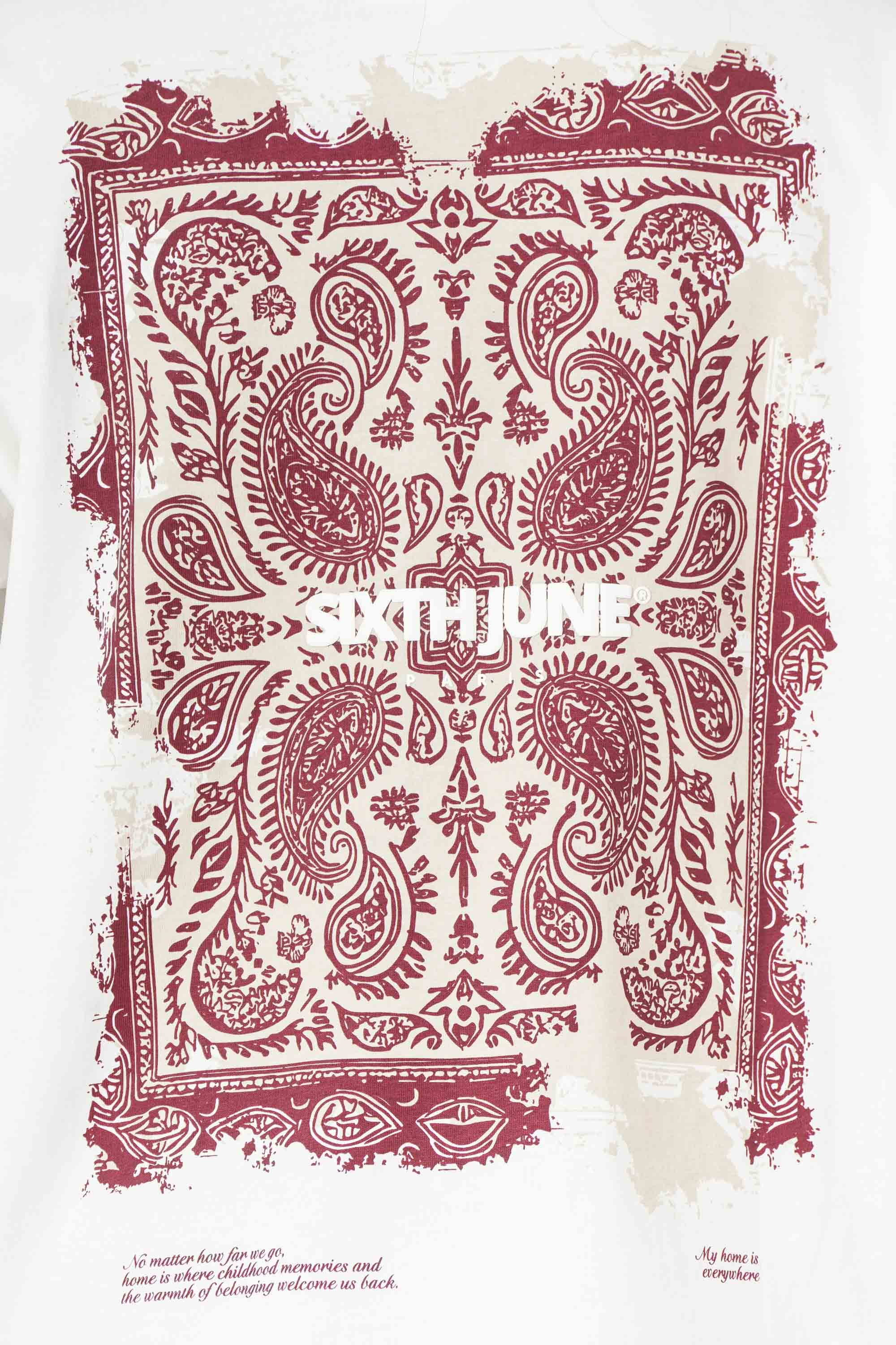 Persian Tapestry Sixth June Back Print Tshirt 34627-OFFW