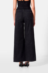 Sixth June Wide Denim Jeans 34701-BLAC