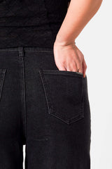 Sixth June Wide Denim Jeans 34701-BLAC