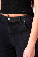 Sixth June Wide Denim Jeans 34701-BLAC