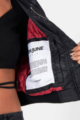 Sixth June Crop Bombers Jacket 34716-BLAC