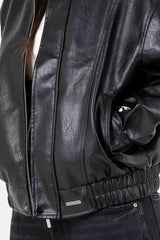 Sixth June Vegan Leather Bombers Jacket 34763-BLAC