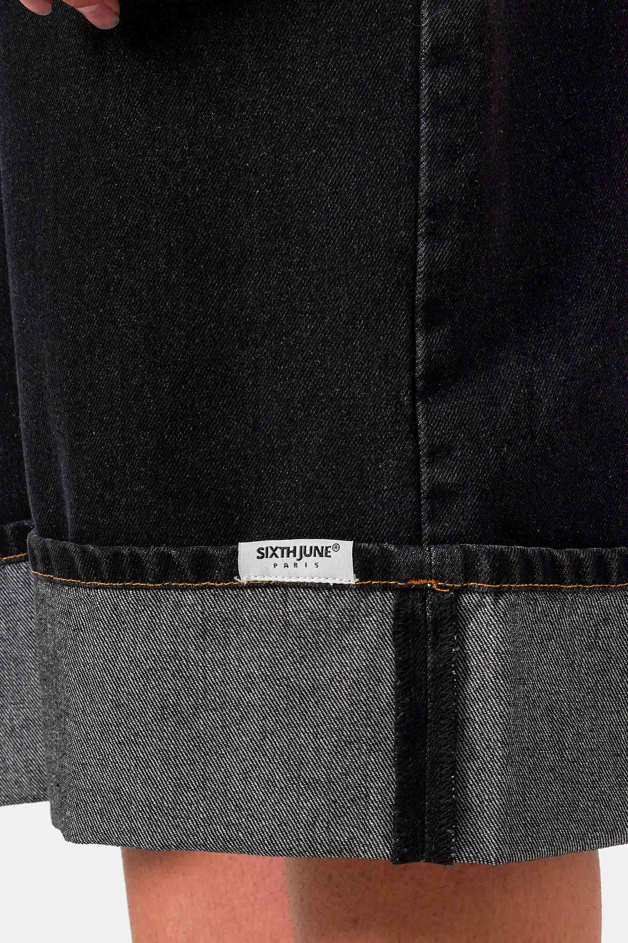 Sixth June High Cuff Baggy Shorts 34792-BLAC