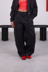 Sixth June Twill Utility Balloon Pants 34800-BLAC
