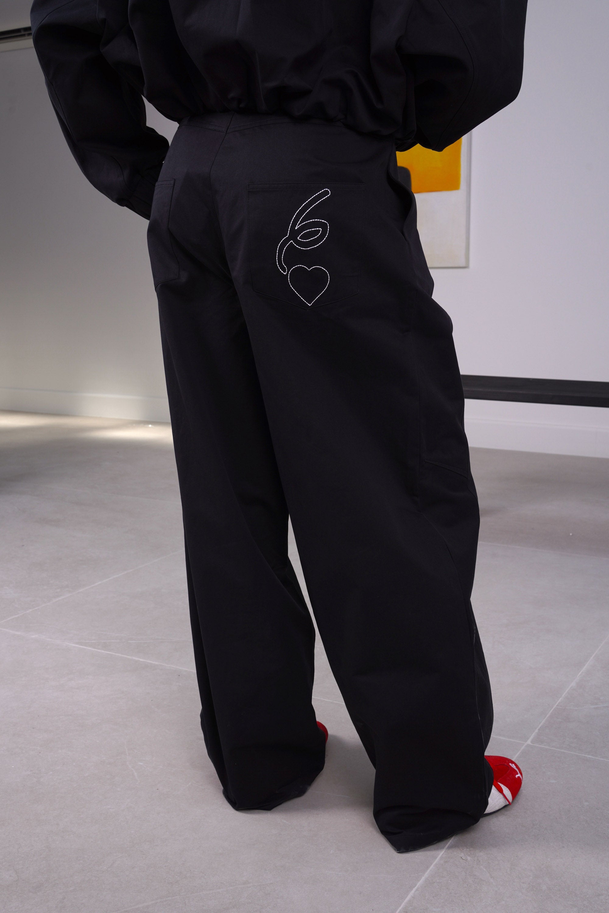 Sixth June Twill Utility Balloon Pants 34800-BLAC