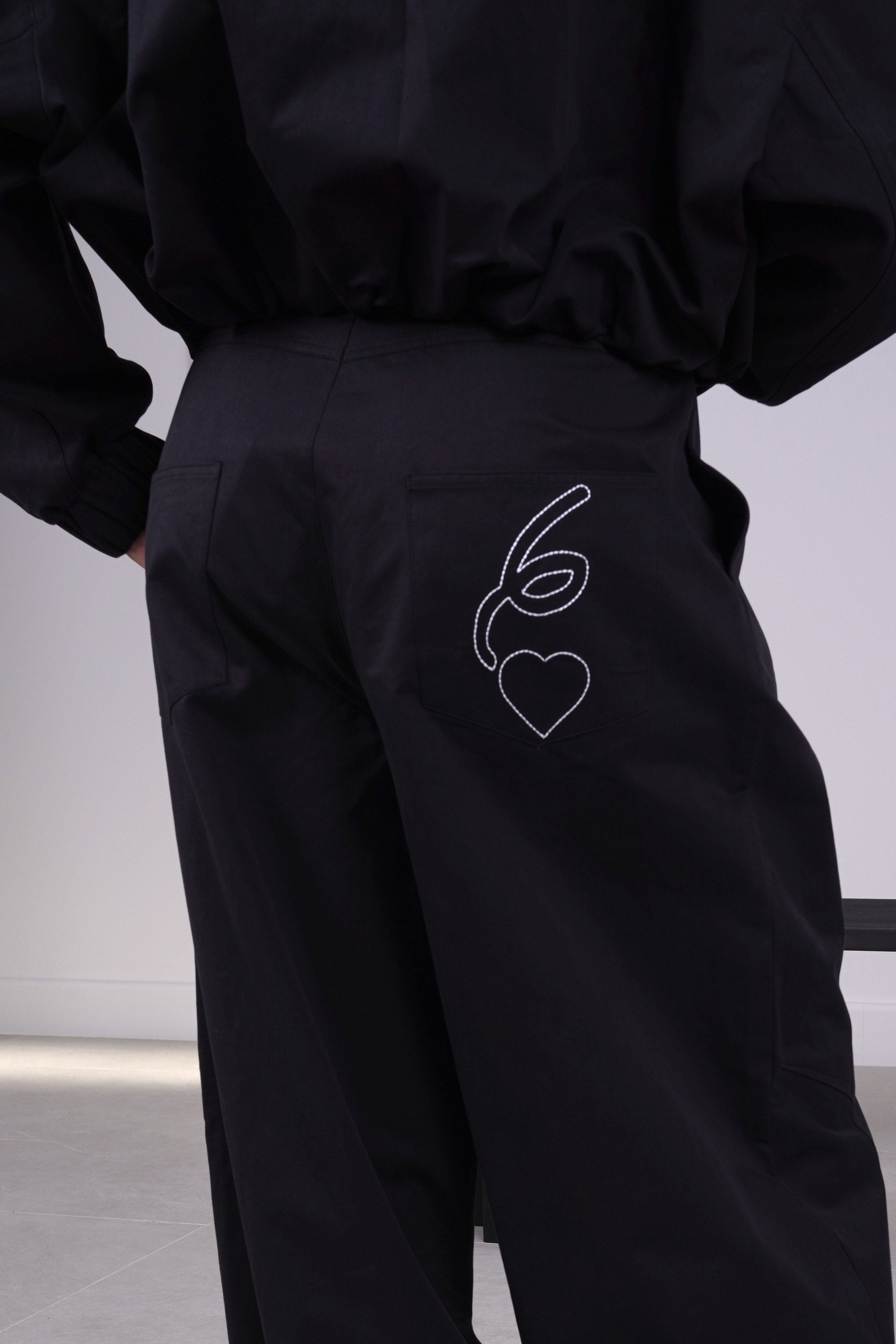 Sixth June Twill Utility Balloon Pants 34800-BLAC